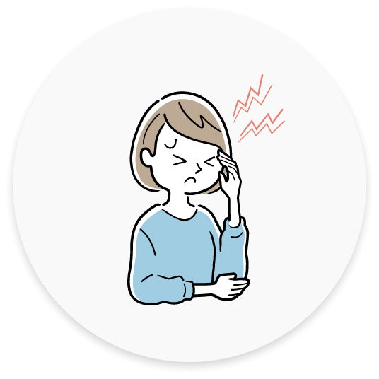 頭痛のイラスト